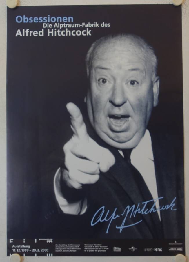 Obessionen - Die Alptraumfabrik des Alfred Hitchcock original release german exhibition poster